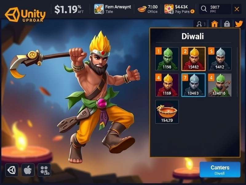 Unity Uproar character customization options