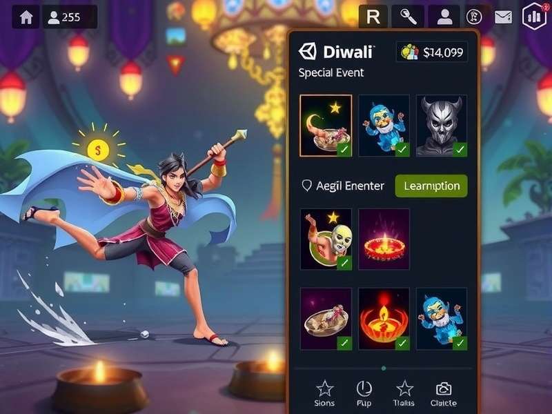 Unity Uproar gameplay screenshot showing character action